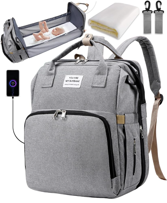 Mochila-Cambiador Portátil